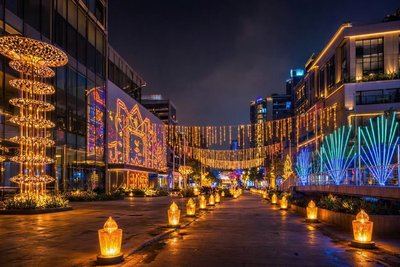 Artwork from the Diwali lights collection