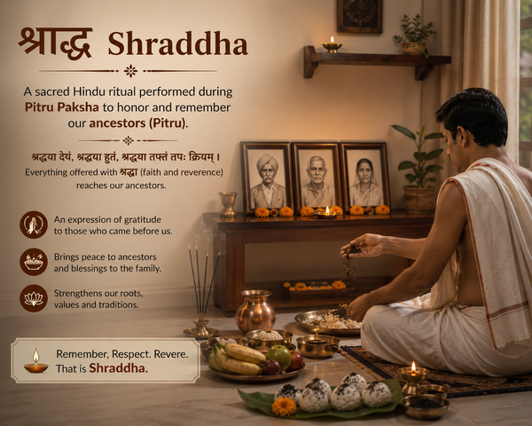 Shraddh ancestral remembrance ritual